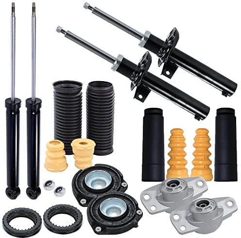 ATEC Germany 4x amortisseurs à gaz avant et arrière jambe de suspension y | Compatible avec: VW GOLF PLUS V, GOLF V, GOLF VI, SCIROCCO III