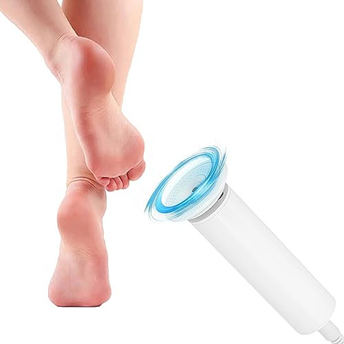 Elektrisches Gummi für Kristallhaare und Fuß Peeling-Tool, Glas-Nano-Epilierer mit 2 flexiblen Kopf