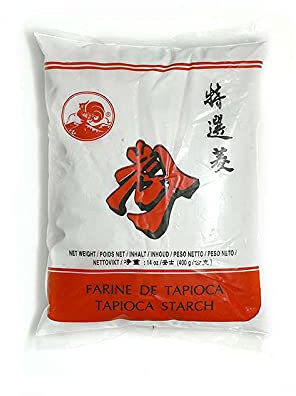 Almidón de tapioca en polvo 400g - pack de 2 unidades