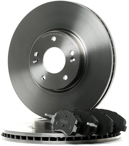 STARK Bremsen Set Vorne 321,0mm Bremsscheiben und Beläge Komplett Kompatibel mit HYUNDAI SANTA FÉ II CM, KIA SORENTO II XM
