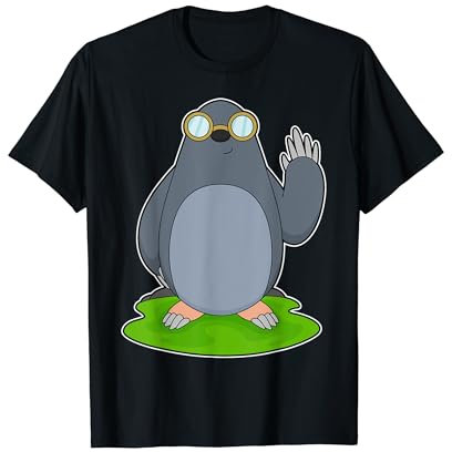 Maulwurf Brille T-Shirt
