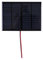 AMZLORD 3W 12V 125mAh módulo celular panel solar polisilicio, mini tablero de cargador accionado solar para batería 9-12V/teléfono móvil