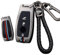 ontto Coque de clé de voiture en métal pour Mercedes Benz A B C E G GLB GLE Classe GLS W177 W213 W222 G63 X167 AMG Maybach Étui de protection en métal avec 3 boutons Noir