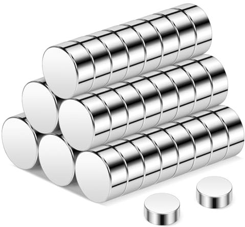 Wukong 7x3mm Neodym-Magnete, 50 Stück Runde Starke Magnete, Kühlschrankmagnete, Geeignet für Whiteboards, Kunsthandwerk, Büro, Zuhause und Kreative DIY-Szenen