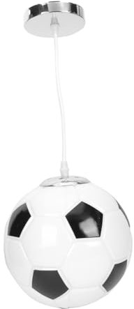 UPKOCH Fußball Hängelampe Glas Design Pendelleuchte Beleuchtungsdekor Kreative Lampe Für Home Decor Mit Filigraner Form