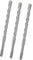 hsawbit SDS Plus Hammer Drill Bits 6mm x 210mm x 3, SDS Masonry Dill Bit Cross Tip Carbide Drill bit for Brick Walls, Concrete, Stone