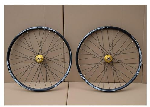 24/26/27,5/29 Zoll Mountainbike-Laufradsatz, 8–11-Gang-Kassette, Schnellspanner-Laufradsatz, Vorder-/Hinterrad, 32H-Scheibenbremse, Abgedichtete Lagerunterstützung C,24in