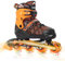Nattork Verstellbare Inlineskates für große Jungs - mit leuchtenden Rollen - Orange Blade Rollschuh für Anfänger Größe 37 38 39 Alter 11 12 13 14 15