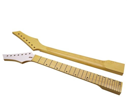 LVYUDS Manche de Guitare Érable 7 Cordes 24 Frettes 2.5 Inch Largeur Pièce de Rechange pour Guitare Passionnés