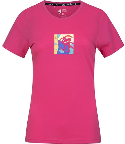 Rafiki Damen Akiyo T-Shirt, Carmine, L