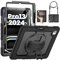 SEYMAC Funda para iPad Pro 13 Pulgadas 2024 (M4), con Protector de Pantalla, Soporte Giratorio de 360°/Correa de Mano, Correa para el Hombro, con Soporte para Bolígrafo, Negro