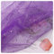 Hrlace Sparkly Stoff Fabrics Meterware Pailletten Stoffe Tüllstoff Netzstoff Glitzer Garn Dekostoff mit kleine Pailletten für DIY handgemachte Hochzeit Kleid Home Deko Lila 150cm * 1m
