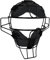 Traditionelle Hohlstahl-Catcher-Maske | Baseball-Catcher-Maske | Schiedsrichter-Gesichtsmaskenkäfig verstellbar, Baseball-Schutzausrüstung, langlebiger Catcher-Gesichtsschutz, Stahl-Catcher-Maske fü