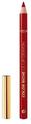 L’Oréal Paris Color Riche Le Lipliner 300 Le Rouge Paris, Lipliner mit weicher Mine, für klare Lippenkonturen, mit pflegenden Inhaltsstoffen