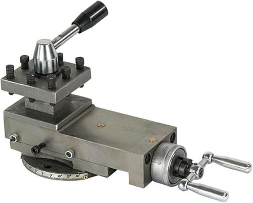 AFLEPCBRQ 245mm Drehmaschine Werkzeughalter Montage, Tragbare Micro CNC Metall Drehmaschine Werkzeughalter Zubehör, BB20 Schnellwechsler Halterung