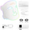 LED Gesichtsmaske Rotlichttherapie,LED Maske Gesicht Lichttherapie,Lichtmaske Gesicht mit Rotlichtlampe,Rotlichtmaske Silikon für Aufhellung,Anti-Aging,für zu Hause für alle Hauttypen