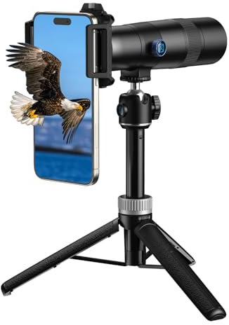 APEXEL 30X Super Teleobjektiv,Teleobjektiv für Smartphone, Professionelles & Künstlerisches Erfassen für Wildtiere, Sport, Konzerte