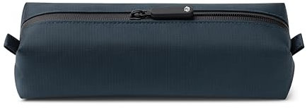 Comfyable Petite trousse de toilette pour homme, mini trousse de brosse à dents, trousse Dopp, bleu, Small, Doux