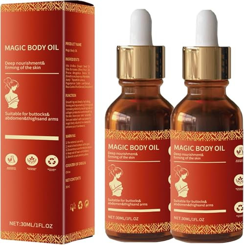 Körperöl, Body Oil, Magic Luxury Body Oil, Zauberhaftes Körperöl, Luxuriöses Körperöl, Straffendes Körperöl, Körperfeuchtigkeitsöl für Arme und Brust, ideal für Frauen, um die Haut zu befeuchten (2)