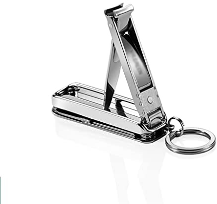 Nail Clippers, Nail Clipper Stainless Steel Six Functions Nail Files Bottle Opener Small Scissors Nail Cutter(M)