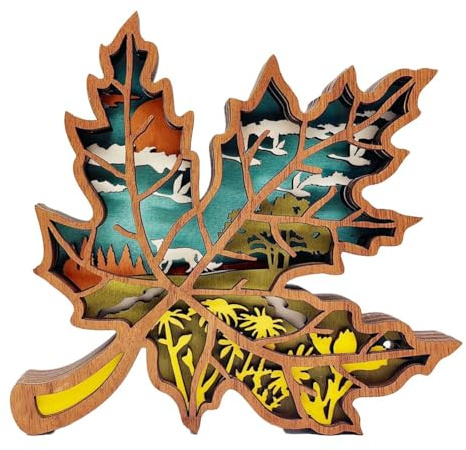 Osmond Maple Leaf Decor, Family Room Bedroom Decor Country Art Suitable for Children Birthday Gift Autumn