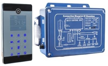 Sauna a vapore, Bagno turco umido a parete impermeabile IPX5, vasca idromassaggio sauna nerator 2.8KW 240V con controller doccia per il bagno