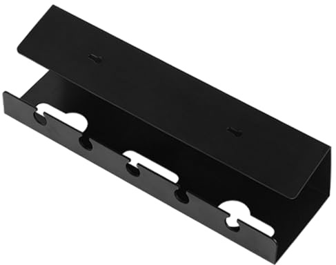 Wire Organizer Under Desk, Power Strip Holder, Concealed No Drill Cable Holder for Gaming Room, Computer Desk, Bedside, Nightstand, Kitchen, Work Area
