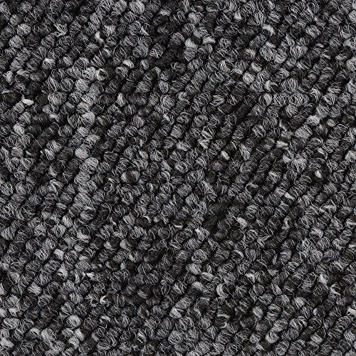 BODENMEISTER BM72392 Teppichboden Auslegware Meterware Schlinge grau anthrazit 400 und 500 cm breit, verschiedene Längen, Variante: 7,5 x 5 m