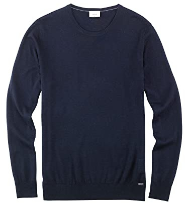 OLYMP Herren Rundhals Pullover Regulär 015111 | Pullover, Rippbündchen, Regular Fit, 85%Schurwolle/15%Seide