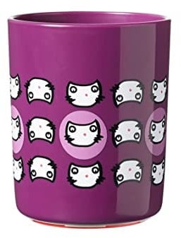 Tommee Tippee No Knock Trainer Cup for Toddlers with Clevergrip Base, 6m+, 190ml, Purple, 1 Pack