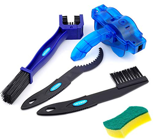 BOBILIFE Bike Cleaner Tools, Chain and Gear Cleaning Brush Maintenance Kit for Bike & Motorcycle