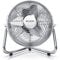 Brandson - Windmaschine Retro Stil - Ventilator im Chrom Design - Tischventilator 32 Watt - hoher Luftdurchsatz - stufenlos neigbarer Ventilatorkopf