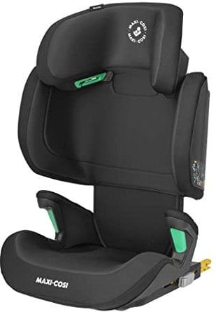 Maxi-Cosi Morion i-Size, Mitwachsender Kindersitz mit ISOFIX, Gruppe 2/3 Autositz (ca. 100-150 cm / 15-36 kg), Nutzbar ab ca. 3,5 Jahre bis ca. 12 Jahre, Basic Black (schwarz)