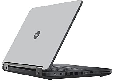 AlphaWraps Skin for Dell Latitude E5440 Laptop | Plain Silver | Protective and Durable Vinyl Decal wrap Cover | Made in The UK