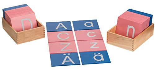 Montessori Sandpapierbuchstaben | Groß- und Kleinbuchstaben, Ganz einfach lernen