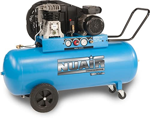 NUAIR 2.2kW (3Hp) 230v/1/50Hz Portable Belt Drive TECH Series Compressor NB2800B/150/3M TECH
