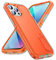 ZCDAYE 2-in-1 Rugged Shockproof Case for iPhone 14 Plus (6.7 inches), Orange
