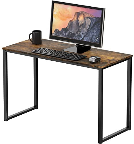 SHW Mission 32 Zoll Büroschreibtisch, Rustikales Braun