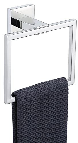 TURS Handtuchhalter Handtuchhalter Handtuchring SUS 304 Edelstahl Wand montiert Chrom Poliert Finish Badezimmer (Chrom Poliert)