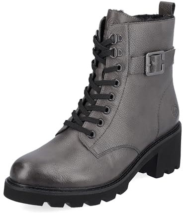 Remonte Damen D0A74 Stiefelette, Schiefer/Fumo/Schwarz / 45, 38 EU