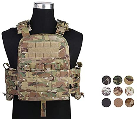 Elite Tribe Combat Cherry Plate Carrier Navy Cage Plate Carrier Tactical Vest (AOR2)