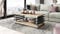 DC-3 Couchtisch 120x60cm mit Ablage modern stabil vielseitig Wohnzimmertisch Beistelltisch Sofatisch Zeitloses Design platzsparend robust Wohnzimmer mit Rollen