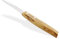 Otto Herder Manicure Gemüsemesser mit gerader Klinge, Schälmesser mit Olivenholz-Griff, Küchenmesser aus Solingen, rostfreies Kartoffelmesser