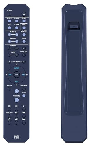 GOUYESHO Telecomando di ricambio RAX33 ZU49260 per Yamaha Receiver R-S202D RS202D per telecomando Yamaha