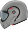 ROOF Helm Boxxer 2 rauchgrau maat S | | Helmen | Quick Release ratelsluiting | Kunststoff | geeignet für Mofa, Moped, Motorrad, Roller