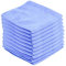 10Pk Microfiber Cleaning Cloths Large Soft Reusable Car Cleaning Towels Blue 40x40cm Washable Duster Lint Free streak Free for Kitchen Surfaces Bathrooms, Mirrors,bikes - Avern