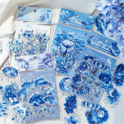 Ta Merry 120pcs Scrapbook Aesthetic Aufkleber Zubehör Set für Junk Journal