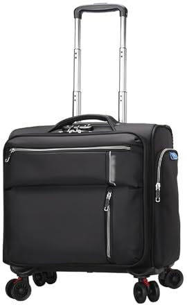 GOTYKE Laptop Trolley Business Rolling Laptop Case Laptoptasche mit Rollen Bis zu Laptop wasserdichte Aktentasche für Reisen/Schule/Männer/Frauen(7,39 * 19 * 38CM)
