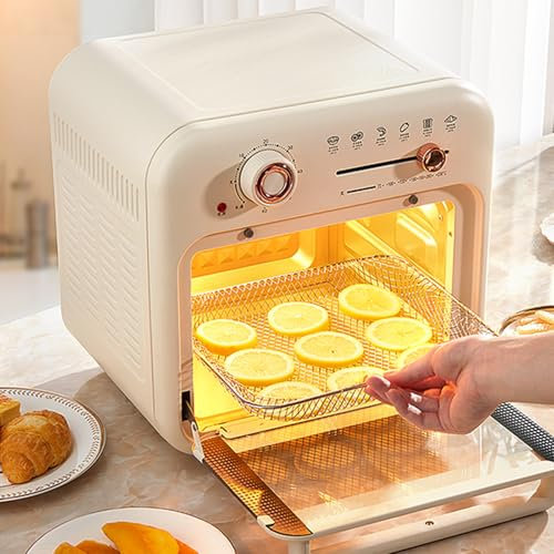 CHONGHAN Smart Air Fryer Toaster Oven Combo, Airfryer Rotisserie Sous Vide Convection Oven Countertop, Bake, Broil, Roast, Dehydrate, Bake Broil Toast Rotisserie Keep Warm,32°F - 446°F