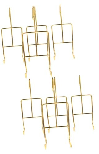 Cabilock 2 Juegos Sostenedor De Taza De Café Taza De Café Vasos De Café Cocina Titulares Oro Tazas De Café Taza Rack Tazas Negras Taza De Café De Almacenamiento Titular De La Taza 4 Uds * 2